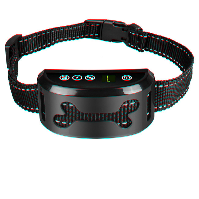 Dog No Bark Collars with Vibration and Rechargeable Anti Barking Device for All Dogs
