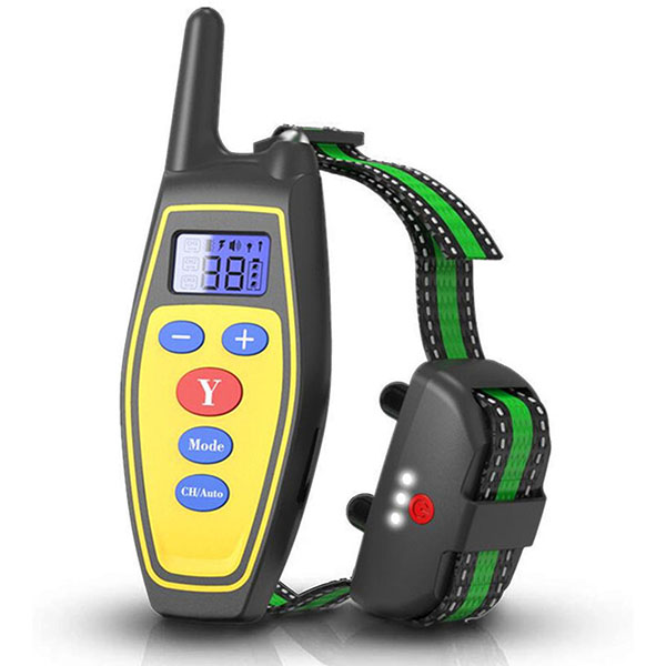 2 in 1 Dog Training Collar Automatic Anti Bark Control with Remote Rechargeable and Rainproof