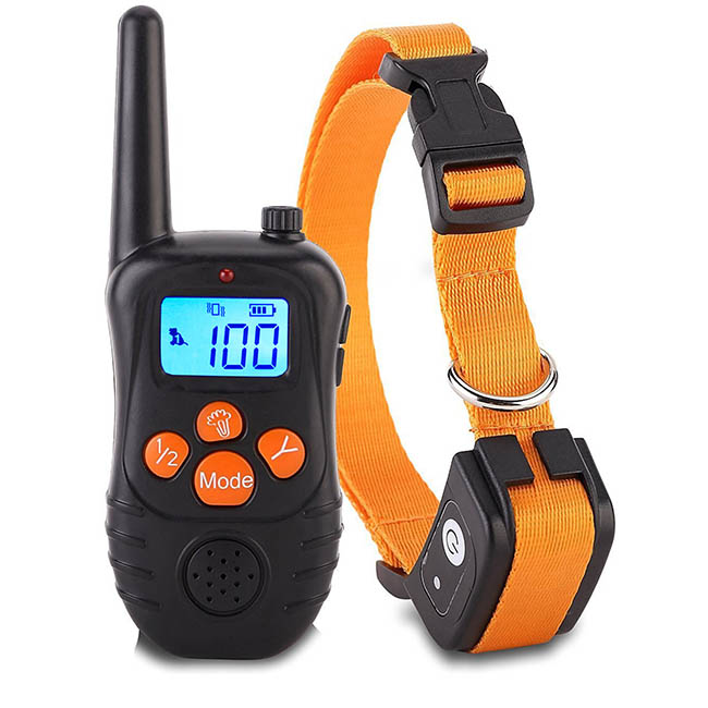 Waterproof Dog Training Collar Rechargeable Remote Electric Dog Shock Collar