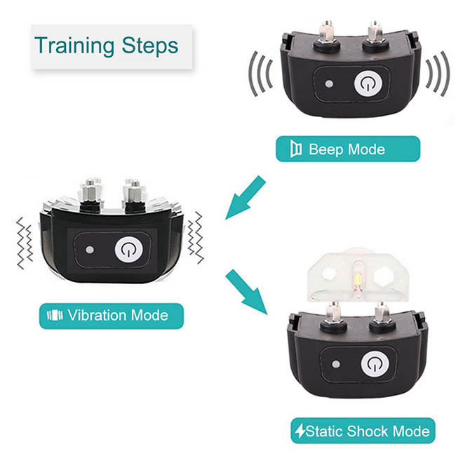 Waterproof Dog Training Collar Rechargeable Remote Electric Dog Shock Collar