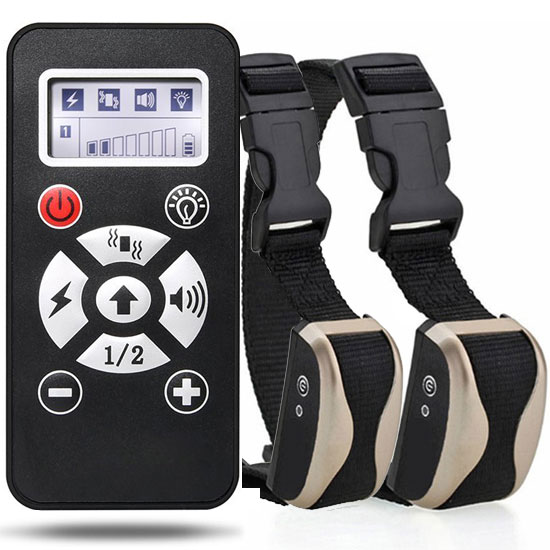 Remote Dog Training Collar with 800 Yards for 2 dogs